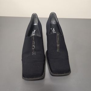 Paul Green Munchen blue block heel pumps with square toe Sz 6US. 3.5